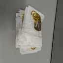 10 x A-Z Stainless Steel Letter Keychain - Alphabet Initial Key Ring for Men Women, Purse or Car Charm