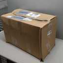 Rubbermaid Commercial Products Dustpan with Long Handle Plastic Black Compatible with Any Broom for Lobby/Restaurant/Office/Home/Dog Pooper Scooper 12.50" Wide