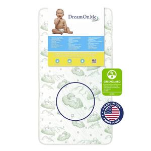 Dream On Me, Nirvana 6 96 Coil Inner Spring Crib And Toddler Mattress I Waterproof I Green Guard Gold Certified I Vinyl Cover I Made In The U.S.A