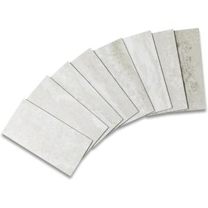 Yipscazo Peel and Stick backsplash 3 x 6 Inches 3D PVC Composite Wall Tile Stick on Backsplash Tile for Kitchen Bathroom, Laundry Room, Fireplace(Cave Stone, 100 Pieces)