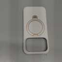 TORRAS Q3 Silicone 360 Spin for iPhone 17 Pro Case with Stand, Fit for MagSafe, Magnetic Ring Kickstand with Camera Control, Liquid Silicone Rubber Soft Phone Case for iPhone 17 Pro 6.3'', Light Ivory