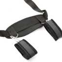 Sex Body Bondage Harness Belt with Handcuffs, Punk Pu Leather Bondage Restraints for Adult Play, BDSM Erotic Clothing Slutty Sex Outfits Restraints for Bedroom, SM Sex Toys for Couples