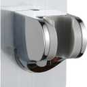 Shower Head Holder Strong Adhesive No Drilling Wall Mount Adjustable Handheld Showerhead Bracket for RV Kids Bathroom Shower,Fix Firmly and Use Conveniently (Silver, 2)