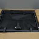 RAINBEAN Collapsible Wagon Cart Foldable Heavy Duty Folding Wagon Large Capacity Shopping Cart Utility for Camping Garden Beach Sports Fishing, Black (264lbs) (100L)