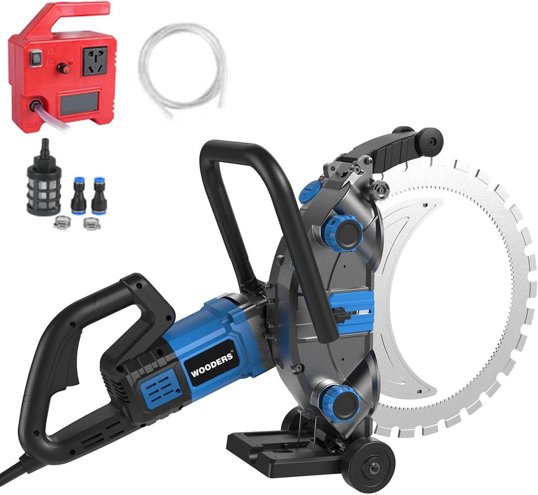 16" Electric Concrete Ring Saw, 6000W, 3500RPM, 12" Deep Cutter