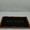 THEODORE MAGNUS Door Mat  Coir Doormat for Outdoor Entrance, Durable Welcome Mat with Non-Slip Backing, Perfect for Front Door and Entryway - Outdoor/Indoor - Welcome Canvas - 17" x 30" (1'5" x 2'6" (Rectangular))