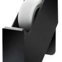Bostitch Office Konnect Tape Dispenser with Premium Single-sided Tape, Sticks to Desk, Black (KT-TAPE-BLK)