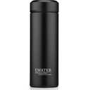 Glass Liner Vacuum Flask Stainless Steel Water Bottle Insulated Travel Coffee Mug,11oz,9oz  (11oz, Black) (12 Ounces)