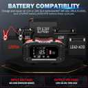 20-Amp Car Battery Charger, 12V/20A and 24V/10A LiFePO4,Lead-Acid(AGM/Gel/SLA) Automatic Smart Trickle Charger Maintainer,Desulfator, 300W Fast Charging for Automotive Truck Motorcycle Lawn Mower Boat