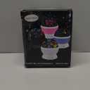 Night Light for Kids,Boys Toys for 3 4 5 6 7 8 Year Old Boys,Star Projector 360 Degree Rotation - 4 LED Bulbs 16 Light Color Changing with USB Cable,Lamp Ceiling Lights for Kids Bedroom (Black)