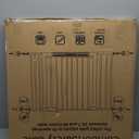 Cumbor 29.7-48" Baby Gate for Stairs, Mom's Choice Awards Winner-Dog Gates for Doorways, Auto Close Safety Pet Gate for Dogs Indoor, Easy Install Pressure Mounted Child Gate with Walk Thru Door, White