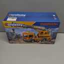 Large Crane Truck Toy with Extendable Crane Arm, Lights & Siren Sounds, Assemble & DIY Truck Engineering Vehicle Toy for Boys Girls Christmas Birthday Gifts Kids Toys for 3 4 5 6 7 8 Years Old