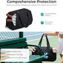 Wandering Nature Pickleball Bag for Women with Paddle & Ball Pockets, Shoe Compartment, 18.9 x 7.5 x 12.2 inches