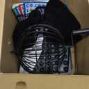 Yuanhe Deluxe Bingo Game Set - Metal Round Cage, 75 Colored Bingo Balls, 100 Bingo Cards, 500 Mixed Chips and Master Board for Large Groups, Parties