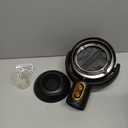 Puff-Hide Smokeing Fan for Smoking Indoors, Electric Black Gold Smokeaway Purifier Fan Portable Table Smoke Air PuriferFan Adjustable Angle Kitchen Mini Filter Smoke Exhaust Fan(Plug-In)