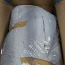 Down Feather Bed Mattress Topper, Twin/Twin XL Down Mattress Protector Cover for College Dorm with Straps, Plush Soft Fluffy Baffled Pillowtop Featherbed Cooling Pad Luxury (39x80 inch) (White)