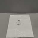 Barossa Design Waterproof Fabric Stall Shower Curtain Liner Microfiber 32" W x 72" H - Hotel Quality, Machine Washable, White Shower Liner for Narrow Bathroom, 32x72