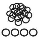 uxcell 20Pcs AS-319 O-Rings, Nitrile Rubber O-Rings 1-1/16" ID, 1-7/16" OD, 3/16" Width Round Sealing Gasket for Automotive Machine Plumbing Sealing Repair (70 Durometer, Black)