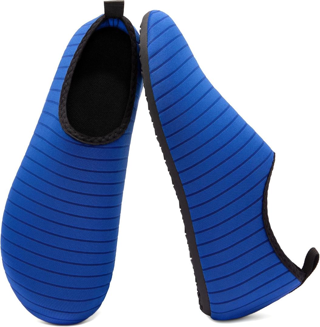 Metog Men Women Water Shoes Quick-Dry Aqua Socks Barefoot Slip-on for Beach Swim Sport Surf Yoga Exercise
