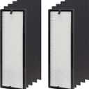NEA-F1 True HEPA Replacement Filter, Compatible with Eureka NEA120 Air Purifier and Toshiba Air Purifier CAF-W36USW, 2-Pack
