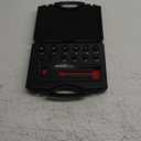 1/4 Inch Drive Magnetic Impact Socket Set, 15-Piece SAE, 1/4 Inch-9/16 Inch, 6 Point, Cr-Mo, Square Drive, Magnetic Socket with Impact Socket Adapter, Universal Joint & Extension