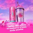 Alani Nu PINK SLUSH, Sugar Free, Low Calorie Energy Drinks, 200mg Caffeine, Biotin, B Vitamins, Zero Sugar, 5 Calories, 12 Fl Oz Cans, 24 Pack (EXP 11/30/27)
