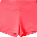 Girls Dance Shorts for Ballet Gymnastics Cheers Spandex Athletics for Team Sports Size S Pink