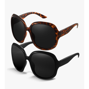 miyya Bug Eye Oversized Polarized Sunglasses Womens, Trendy Retro Sun Glasses for Women 2025, Oversized UV Protection Shades