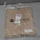 Women's Crochet Swimsuit Coverup Hollow Out Sleeveless Dress for Women 2026 Knit Button Tank Dresses (Beige, XL)