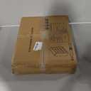 PAG 5-Tier Wall File Holder Hanging Mail Organizer Wood Magazine Literature Rack with 6 Hooks, Dark Gray