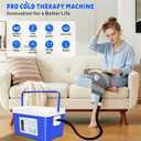 Cold Therapy Machine, Built-in 3000mAh Battery, Cold Therapy for Knee Replacement, Ice Machine for Knee After Surgery, Cryotherapy Systems Suitable for Home use,