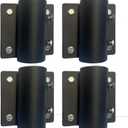 4PCS Stationary Dock Side Leg Pipe HolderHeavy Duty Dock Hardware Accessories Lake7/16" Hole for 3/8" Carriage Bolt