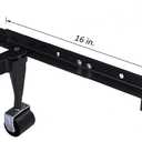 Bed Frame Footboard Extension Brackets Set Attachment Kit - Fit for Twin, Full, Queen, or King Size Beds