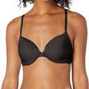 Calvin Klein Women's Constant Convertible Strap Lightly Lined Demi Bra (36A, Black)