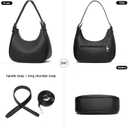CROJUYI Small Crescent Shoulder Bags Purses for Women Retro Classic Clutch Hobo Tote Purse and Handbag Cute Crossbody Bags