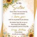 3 x Sister Birthday Card Gifts | Happy Birthday Card Gifts for Sister Adult | Romantic