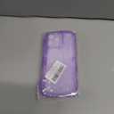 2 x Compatible with iPhone 16 Pro Max Case 6.9" 2024, Cute Kawaii Curly Wave Frame Shape Soft Silicone Shockproof Protective Phone Cover for Women Girls, Clear/Purple