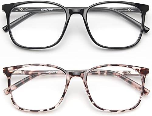 Ultralight Blue Light Glasses for Women - 99% Protection Computer Glasses for All Day Comfort - Anti UV Glare & Eyestrain
