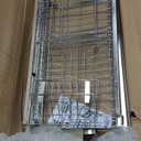 3 Tier Extra Large Stainless Steel Expandable Over The Sink Dish Drainer Drying Rack, Rust Proof Metal, Space Saving, Modern Silver Big Capacity Extendable Plate Strainers Above Kitchen Counter