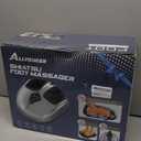 Shiatsu Foot Massager with Heat,Vibration,Air Compression and Deep Kneading for Plantar Fasciitis, Neuropathy,Improve Foot Wellness,Gifts for Women & MenSilver