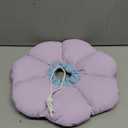 Cat Cone Collar,Cute Waterproof Cat Recovery Collar,Anti-Bite Lick Wound Healing Safety Elizabethan e Collar for Cats,Purple Flower All-Season Style (M)