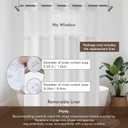 Barossa Design Long Fabric Snap-in Replacement Liner 70" W x 60" H - Hotel Style Removable Liner with Magnets, Machine Washable & Water Repellent - White, 70x60