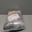 Center Console Dog Car Seat for Small Dogs with Bunny Fleece, Anti-Slip Booster Car Seat with Collar Hook, Triple Protection, Portable Washable, for Pets Up to 13.5lbs (Brown-Orange)