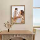 18x24 Picture Frame, Natural Woodgrain Brown Poster Frame, 1 Pack | for Horizontal or Vertical Wall Mounting, for Photos, Artwork; Fits Home, Office & Gallery Wall Decor