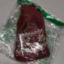 Warm Winter Pink Dog Sweater - Cold Weather Pet Clothes for Small Medium Large Dogs Indoor Outdoor, Soft Classic Knit Puppy Apparel Coat, Dark Red, XS