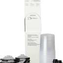 3M PPS 2.0 Paint Spray Gun System Refill Kit with Lids and Liners, 26173, Standard, 22 Ounces, 200-Micron Filter, Use for Cars, Furniture, Home and more,12 Disposable Lids and Liners,16 Sealing Plugs, Clear