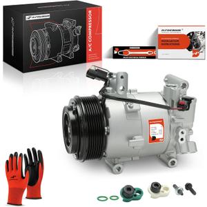 A-Premium Air Conditioner AC Compressor with Clutch Compatible with Honda Civic 2.0L 2016-2021, with CVC Style, with 7-Groove Pulley