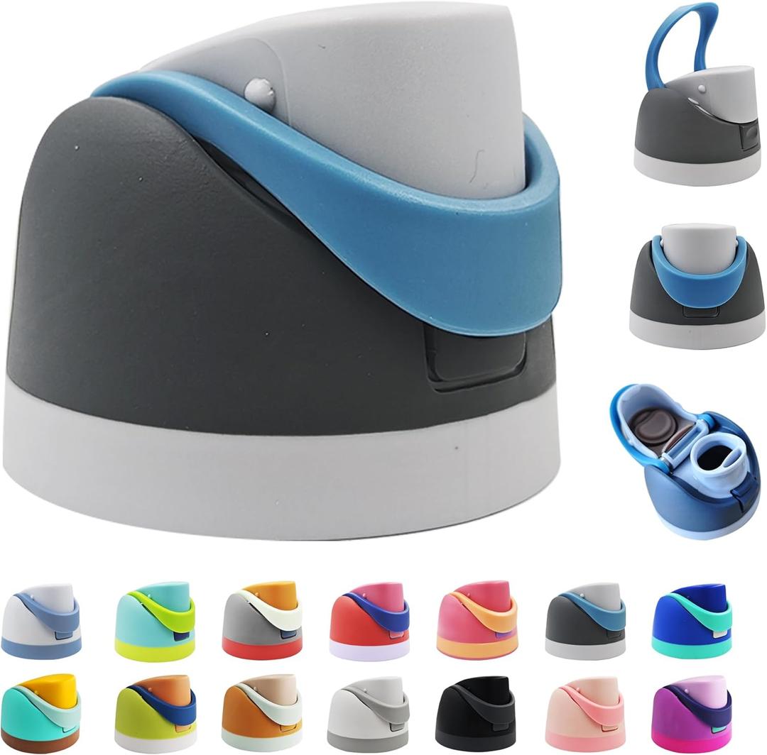 2 x Replacement Cap for Owala Freesip,One Button Water Bottle Top Lid Compatible with Owala Cup 16oz 24oz 32oz 40oz, BPA-Free Replacement Lid Accessory for Owala Free Sip