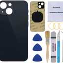 OEM Rear Back Glass Replacement for iPhone 13 mini 5.4-inches (Midnight/Black) with Reparing Toolkit