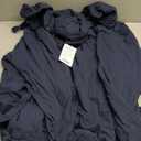 DudeRobe Men's Robe Hooded TERRY Bath Robe for Men with Pockets | Soft, Comfy Mens Bathrobe from Shark Tank, L/XL Navy Blue